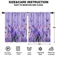 thumbnail image 2 of Blackout Kids Curtains,Purple Butterfly Flower Pattern Childrens Insulated Curtains Set Of 2,Bedroom Essentials,Toddler Room Decor 42"x54", 2 of 5