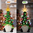 thumbnail image 3 of Decoraciones navideñas BHLUUIYER Gnomes, árbol de cerámica de 12 pulgadas, 3 of 7