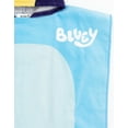 thumbnail image 4 of Bluey Unisex Kids Blue Poncho Towel, 4 of 5