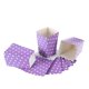 thumbnail image 1 of 24pcs Popcorn Boxes Holder Containers Cartons Paper Bags Dot Design Snack Box for Movie Theater Dessert Tables Wedding Favors (Purple), 1 of 3