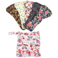 thumbnail image 1 of MasteelfCA 1 Ensemble de Serviettes Hygiéniques Réutilisables Lavables Serviettes Menstruelles Absorbantes, 1 of 8