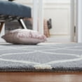 thumbnail image 4 of SAFAVIEH Four Seasons Rionach Geometric Polyester Area Rug, Grey/Ivory, 5' x 8', 4 of 11