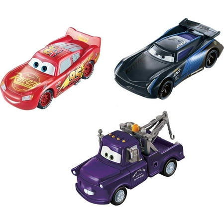 Disney and Pixar Cars Toys, Color Changers 3-Pack Vehicles, Collectibles