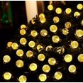 thumbnail image 3 of Guirnalda de luces solares Lezonic, 50 LED, Crystal Globe, 7 m, resistente al agua, 3 of 7