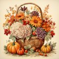 thumbnail image 1 of 5D DIY Taladro Calabaza Cesta Kit 30x30cm, 1 of 9