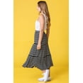 thumbnail image 2 of Tiered Stripe Midi Skirt | 3 Colors | S-3X, 2 of 15