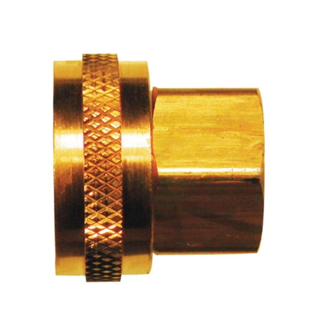 Adaptador de manguera HOMEPLUS+ 6jc126301511022 Latón dorado 3/4 pulgadas x 1/2 pulgadas