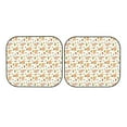 thumbnail image 4 of Picia Squirrel And Mushroom 2 Piece Car Windshield Sun Shade Foldable | Foldable Sun Shield for Front Window Blocks UV Rays and Keeps Your Vehicle Cool-Large, 4 of 7