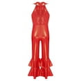 thumbnail image 4 of iEFiEL Girls Metallic Ballet Dance Unitard Gymnastics Performance Leotard, 4 of 7