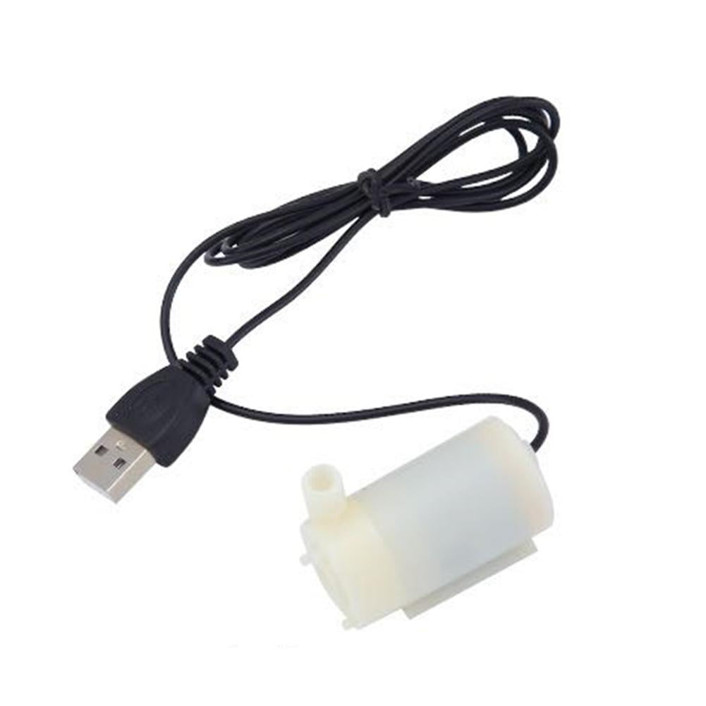 Brushless DC 6V Micro Submersible Water Pump Waterproof for Aquarium Fountain Garden House Water w/USB Plug Brushless DC 6V Micro Submersible Water Pump Waterproof for Aquarium Fountain Garden House Water w/USB Plug