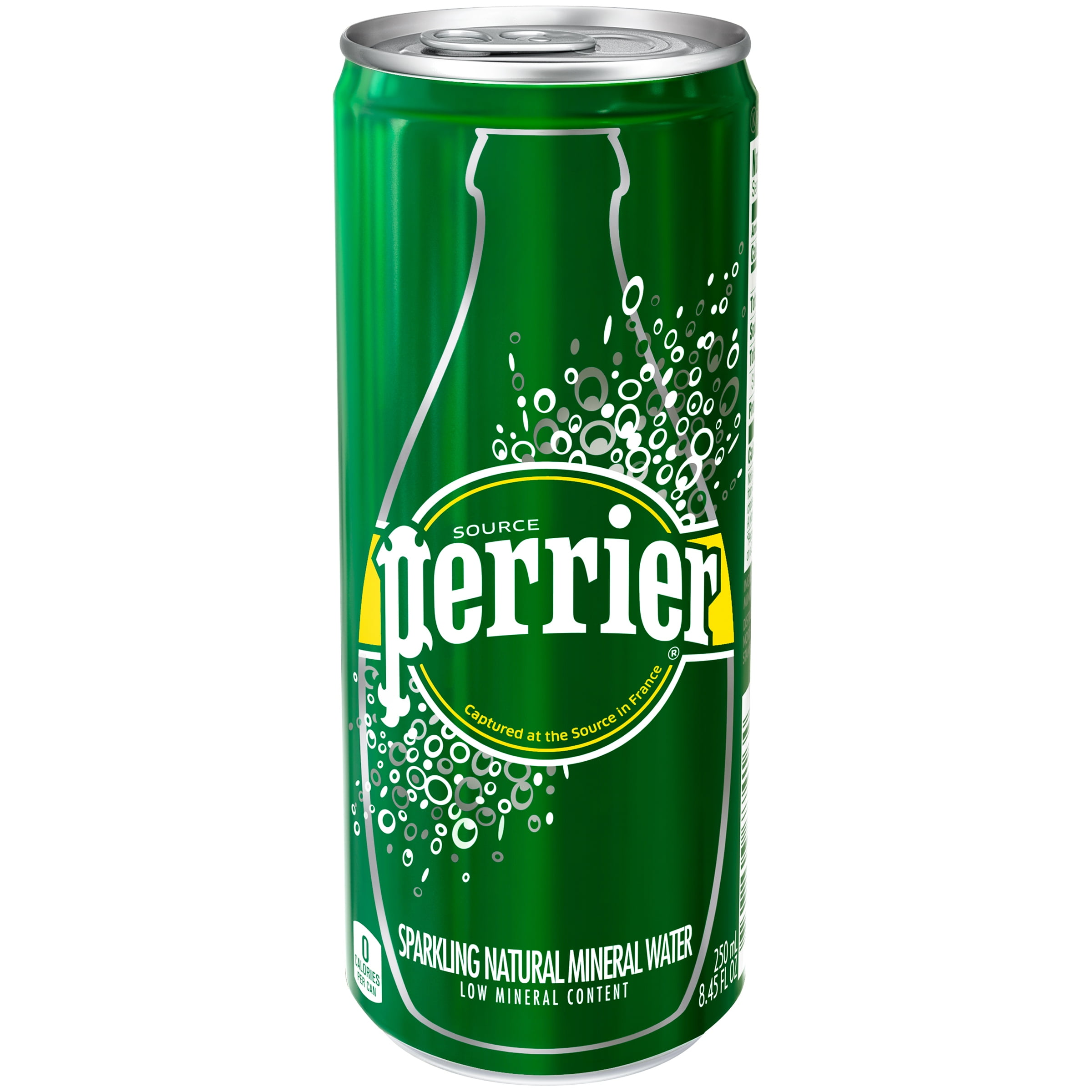 PERRIER Sparkling Natural Mineral Water, 8.45-ounce Slim Can by Nestlé Waters North America, Inc.