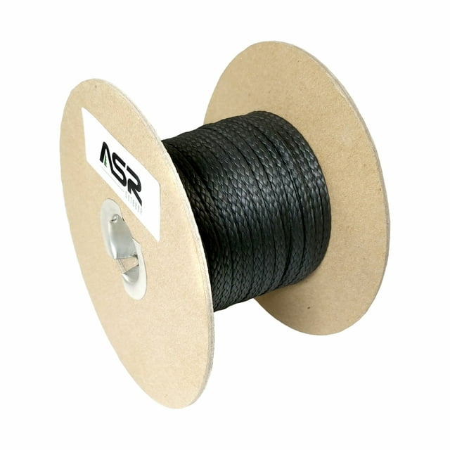 Technora Composite Survival Rope 600lb Breaking Strength 200ft Black