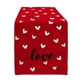 thumbnail image 3 of kurtrusly Valentines Day Table Runner 72 Inch Seasonal Table Runner Choice For Kitchen And Party Decor Tabletop Dresser Style E, 3 of 6
