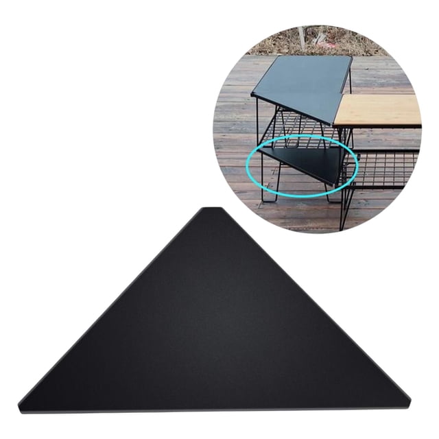Tablero de mesa para camping Al aire libre Portátil Duradero para Fiesta de Negro Cola Tablero de malla de hierro