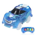 thumbnail image 3 of Pistas de coches con 6 luces LED y control remoto, iluminadas con música para niños, color azul, 3 of 14