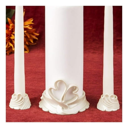 - Double heart themed Unity Candle holders By Fashioncraft