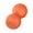 Orange, variant on Hot Cold Exercise Yoga Peanut Ball Ergonomic Silicone Massager With Adjustable Heat And Vibrations For Spine Alignment
