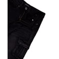 thumbnail image 3 of Public Supply Boys' Baggy Cargo Denim Jeans Color: black wash Size: 8, 3 of 5