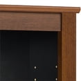 thumbnail image 3 of Hawthorne Collections Double Media Wall Storage in Cherry and Black, 3 of 5