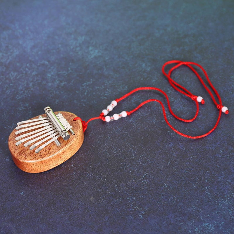 5X 8 Key Mini Kalimba Exquisite Finger Thumb Piano Marimba Musical Good Accessory Pendant Gift