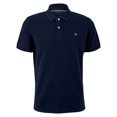 thumbnail image 2 of TOM TAILOR Polo para hombre pack de 3, tapeta de botones - Basic Polo With Contrast, regular fit, algodón Azul/Verde menta/Blanco L (Large), 2 of 7