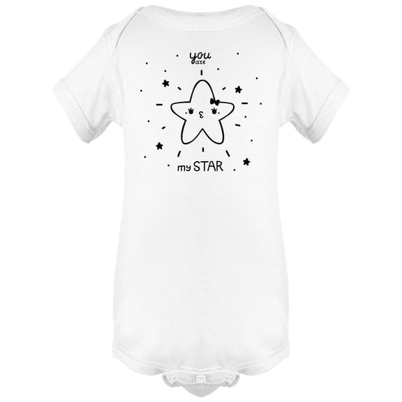 You Are My Star Kids Art Bodysuit Infant -Image by Shutterstock, Newborn