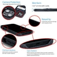 thumbnail image 2 of Dockem iPhone 13 Luxe M2 Wallet Case; Built-in Metal Plate, 2 Card Slots, Premium Synthetic Leather, Black, 2 of 9