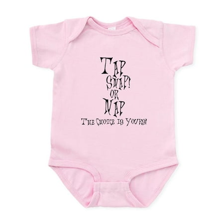 

CafePress - Tap Snap Or Nap 2 Infant Bodysuit - Baby Light Bodysuit Size Newborn - 24 Months