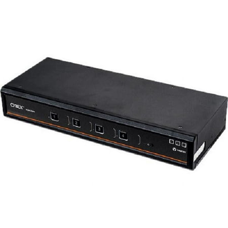 UPC: 0636430089614 | Vertiv SC940DPH-400 Cybex SC900 Secure KVM | Dual Head | 4 Port Universal DisplayPort | NIAP version 4.0 Certified – Secure Desktop KVM Switches