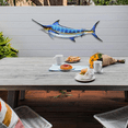 thumbnail image 4 of Liffy Large Blue Metal Marlin Fish Wall Decor-36" Tropical Fish Wall Art for Pool,Bathroom,Bedroom-Impressive & Attractive Statement Piece, 4 of 8