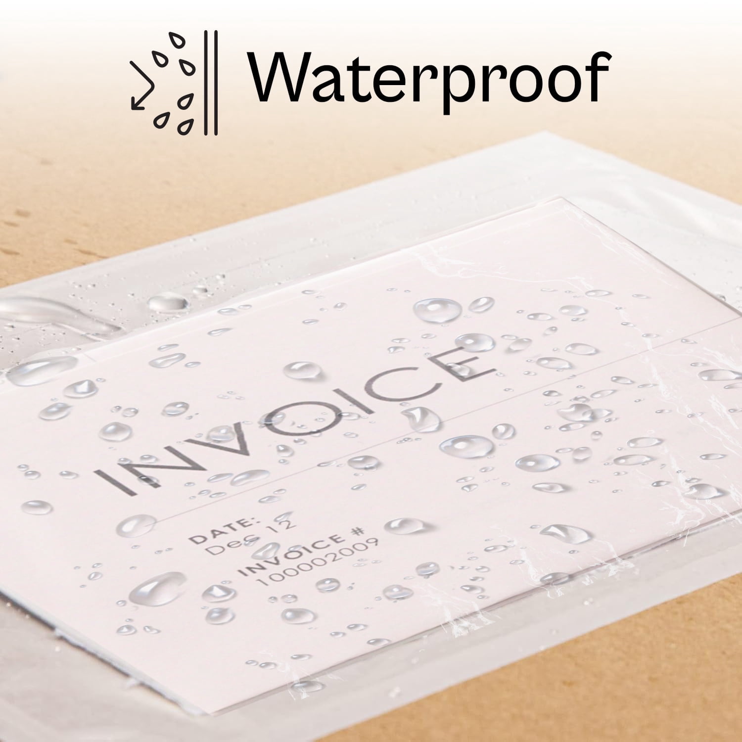 MMBM Clear Face Packing List Envelopes 7.5" x 5.5" 1000 Pieces Ideal for Mailing Invoice Slips and Lables in Bags