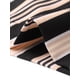 thumbnail image 5 of Pantalones de rayas casuales INSPIRE CHIC para mujer, de pierna ancha, con cintura elástica y cordón, pantalones palazzo, XS, negro y marrón, 5 of 6