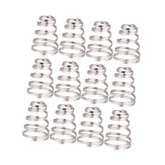 12Pcs Mountain Bike Wheel Spring Quick Release Lever Shafts Spring Stainless Steel Bike Wheel Skewer Spring Replacement
