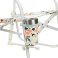 thumbnail image 5 of GCI Outdoor Grab & Go Rocker Low Profile Rocking Camping Chair with Cup Holder, Floral Bouquet, 5 of 12