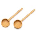 thumbnail image 1 of Cuchara de café de madera Cuchara de madera pequeña Cuchara medidora La cuchara para especias se puede usar con el frasco de vidrio con tapa de bambú., 1 of 5