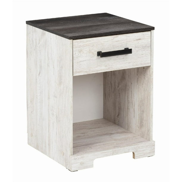 Signature Design By Ashley Shawburn Whitewash One Drawer Nightstand Com Signature Design By Ashley Shawburn, Worlds Away Furniture Reviews