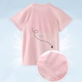 thumbnail image 6 of oqasdz T Shirts for Girls Short Sleeve Crewneck Mesh Breathable Performance Top for Kids Athletic Shirts Workout Base Layer Outdoor T Shirt, 6 of 6