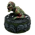 thumbnail image 3 of Atlantic Collectibles Zombie Walking Dead Crawling Out Of The Grave Decorative Jewelry Box Figurine 4.5" Tall, 3 of 6