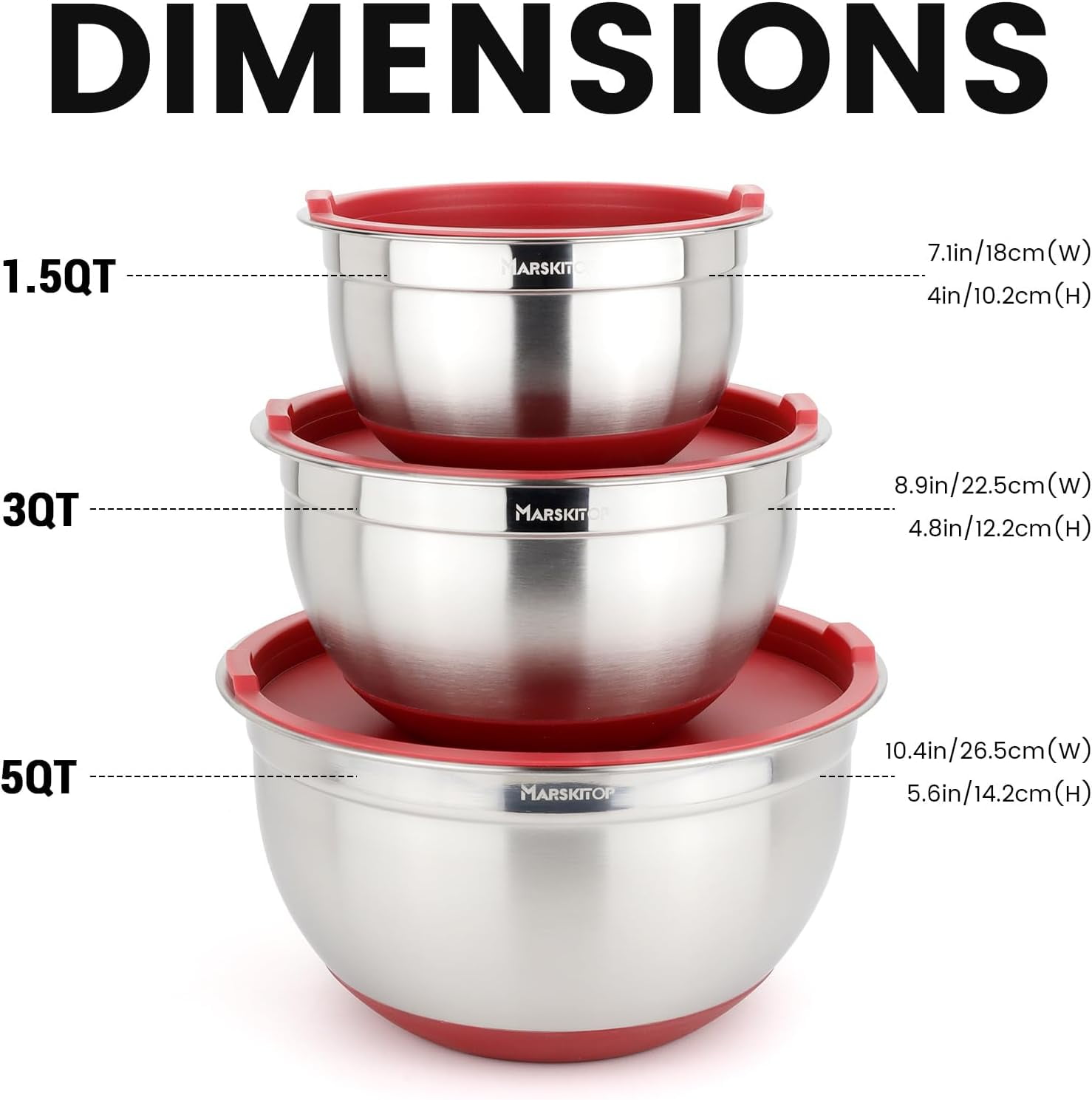 Egg Poacher Pan with Nonstick Cups and Mixing Bowls Set for Healthy Breakfast Cooking on Induction Stove
