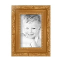 thumbnail image 2 of ArtToFrames 4" x 6" Bright Gold Picture Frame, 4x6 inch Gold Wood Poster Frame (WOM-4928),  Pack, 2 of 7