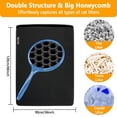 thumbnail image 4 of ZALALOVA Cat Litter Mat Extra Large XL 48" x 36" Trapping Mat for Cat Litter Box Matt for Floor-2 Layer Rug for Pet Kitty Box-Waterproof Urine Proof,Non-Slip (Black), 4 of 6