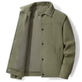 thumbnail image 5 of Corduroy Jacket Men Long Sleeve Loose Casual Button Down Collared Coat with Pockets Fall Winter Outerwear, 5 of 5