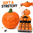 Halloween Pumpkin Squishy, Soft Squeeze Toy With Building Block Filling ...