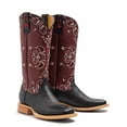thumbnail image 3 of Women's Tin Haul Bandida Boots with Wild Rag Sole Handcrafted Black, 3 of 3