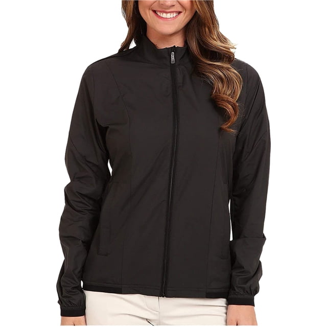 Adidas Womens Climaproof Windbreaker Jacket black M