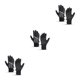 thumbnail image 4 of Greeniant 1 par de guantes de ciclismo cálidos, impermeables, protectores de manos para mujeres, clima frío, motocicleta, senderismo, equitación, M, Negro 3piezas Greeniant CBP182506, 4 of 6