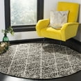 thumbnail image 2 of SAFAVIEH Natura Taegan Geometric Diamonds Area Rug, Ivory/Black, 6' x 6' Square, 2 of 10