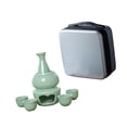 thumbnail image 4 of Juego de Sake de cerámica con calentador, juego de vino chino, 4 tazas, regalo clásico creativo, Kits de vasos de cerámica, bebida de Sake para, 4 of 8