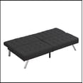 thumbnail image 2 of Wood Frame, Stainless Leg, Futon, Sofa Bed, 2 of 15