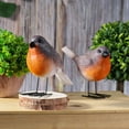 thumbnail image 4 of Garden Robin Birds Ornaments Backyard Decor Statues for Yard and Patio Lawn Cute Birds Indoor Outdoor Home Decoration Figurines Animal Statue Sculpture, 4 of 5